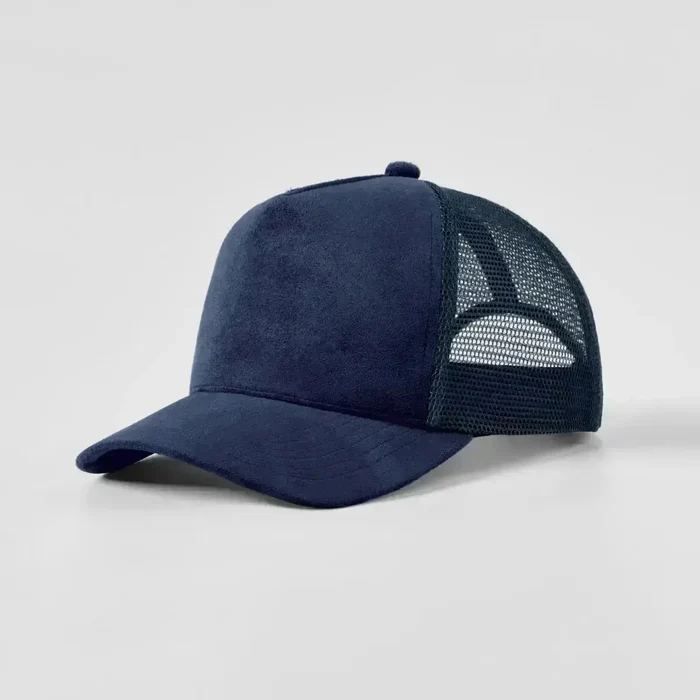 5-Panel Mesh Trucker Hat Blank for Custom Embroidery & Laser Engraving - Image 9