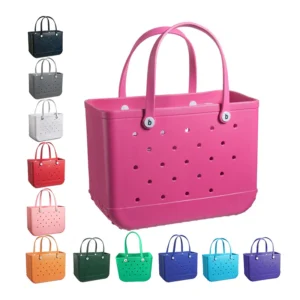 BlankifyCraft EVA Beach Tote Bag – Large Capacity Waterproof Sand-Proof, Blank & Customizable, Wholesale