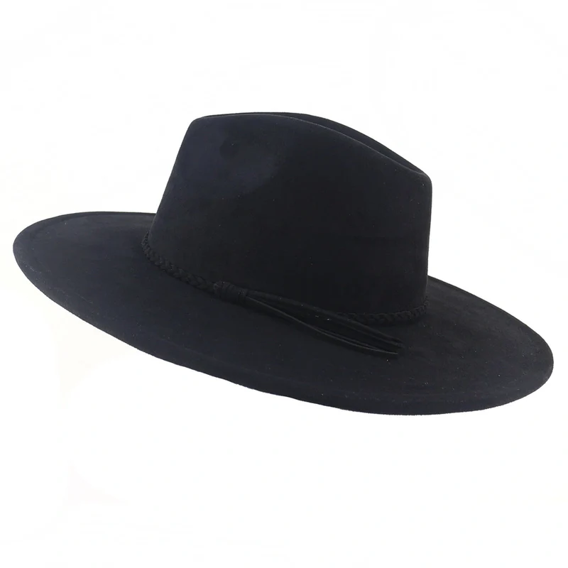 BlankifyCraft Vegan Suede Fedora Hat - Wide Brim Boho Rancher, Blank & Customizable, Wholesale MOQ 25 - Image 40