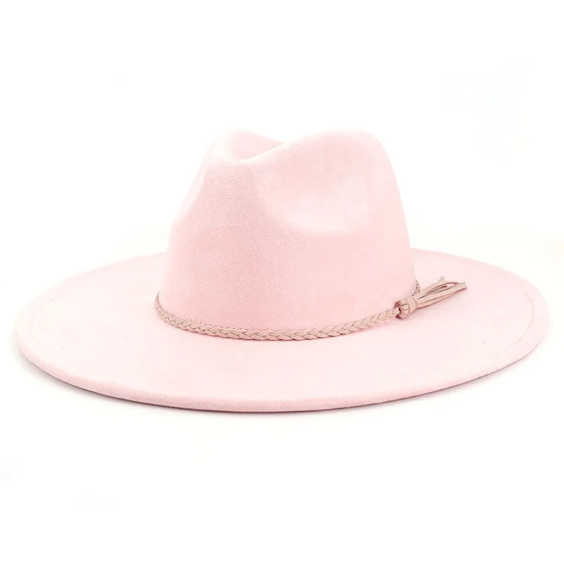 BlankifyCraft Vegan Suede Fedora Hat - Wide Brim Boho Rancher, Blank & Customizable, Wholesale MOQ 25 - Image 39
