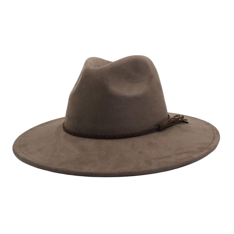 BlankifyCraft Vegan Suede Fedora Hat - Wide Brim Boho Rancher, Blank & Customizable, Wholesale MOQ 25 - Image 37