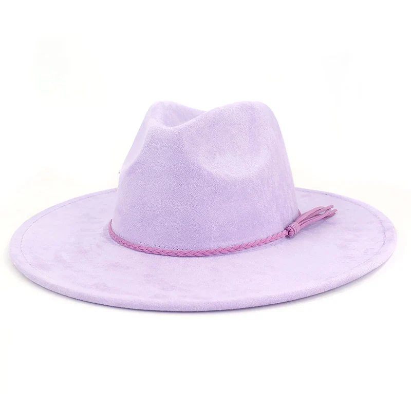 BlankifyCraft Vegan Suede Fedora Hat - Wide Brim Boho Rancher, Blank & Customizable, Wholesale MOQ 25 - Image 25