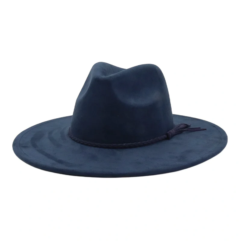 BlankifyCraft Vegan Suede Fedora Hat - Wide Brim Boho Rancher, Blank & Customizable, Wholesale MOQ 25 - Image 20