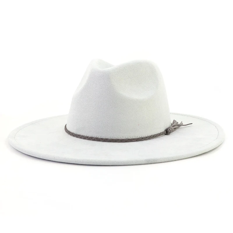 BlankifyCraft Vegan Suede Fedora Hat - Wide Brim Boho Rancher, Blank & Customizable, Wholesale MOQ 25 - Image 19