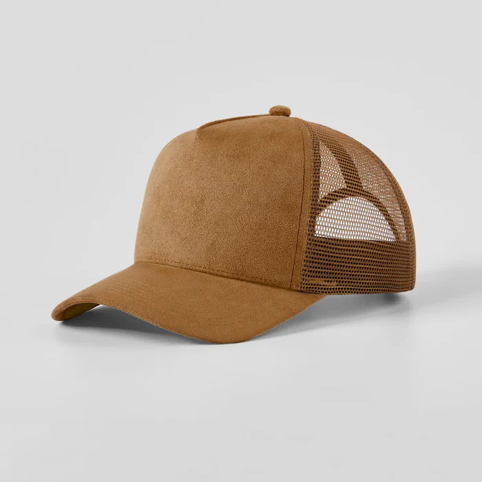 5-Panel Mesh Trucker Hat Blank for Custom Embroidery & Laser Engraving - Image 8