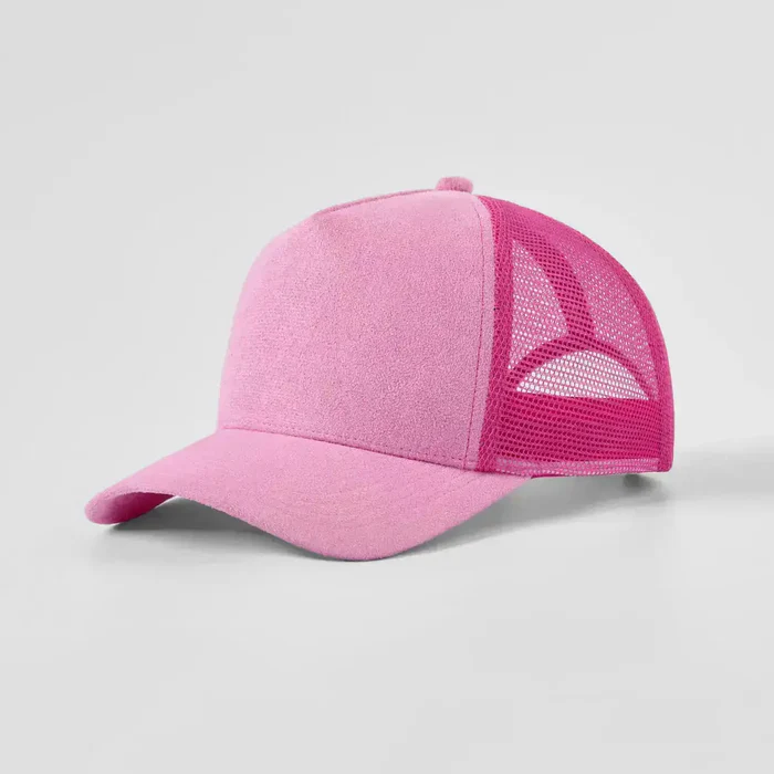 5-Panel Mesh Trucker Hat Blank for Custom Embroidery & Laser Engraving - Image 7