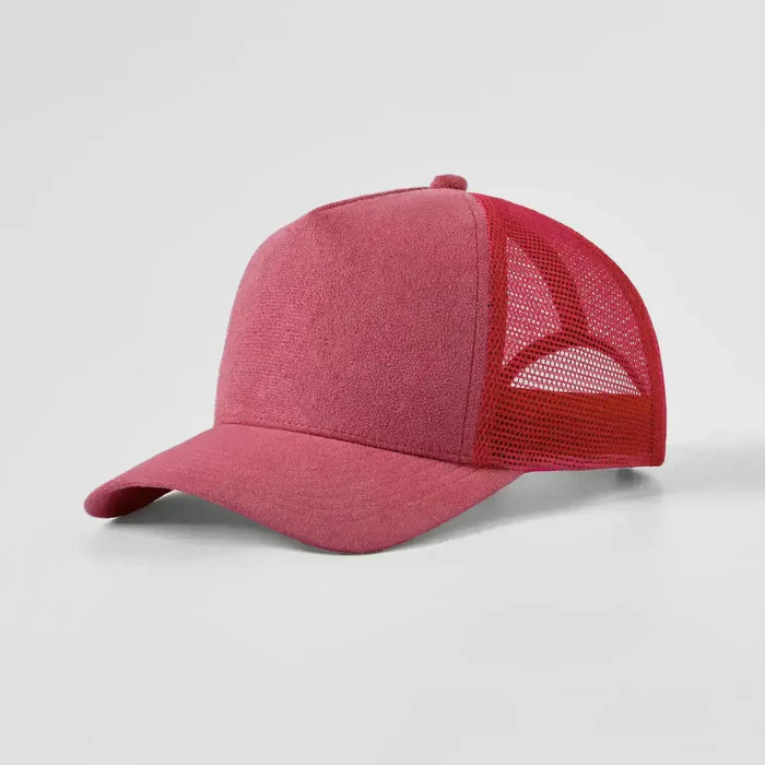 5-Panel Mesh Trucker Hat Blank for Custom Embroidery & Laser Engraving - Image 5